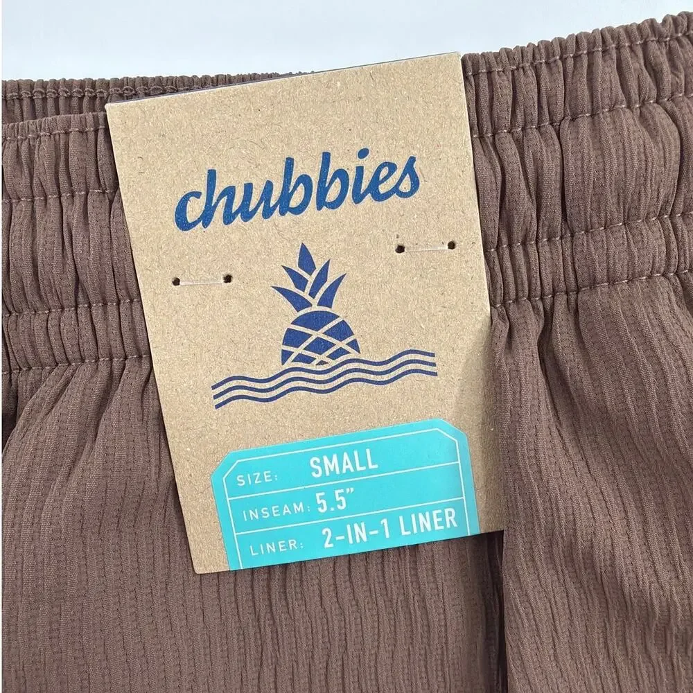 Chubbies Men's Brown The Hot Chocolates Classic 5.5
